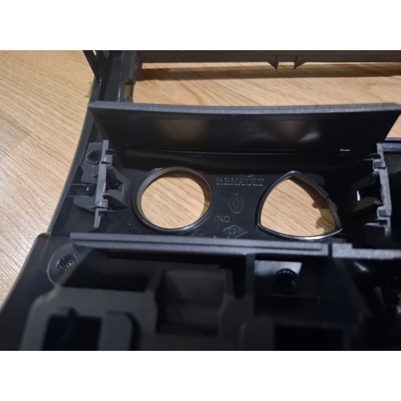 Renault Megane 2 Uyumlu Torpido Radyo Klima Çerçevesi (ANALOG) Füme