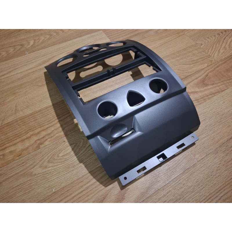 Renault Megane 2 Uyumlu Torpido Radyo Klima Çerçevesi (ANALOG) Füme