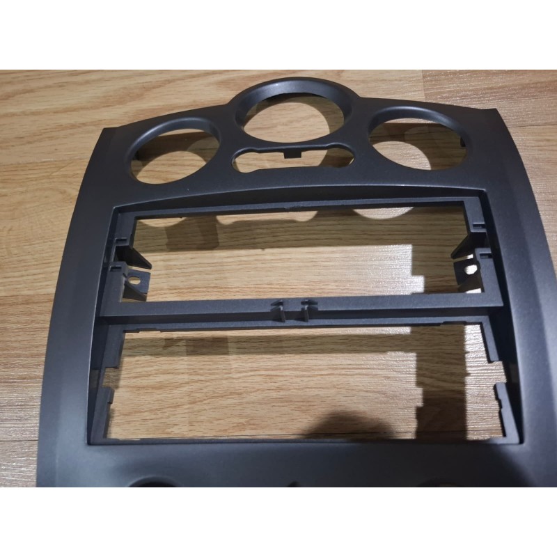 Renault Megane 2 Uyumlu Torpido Radyo Klima Çerçevesi (ANALOG) Füme