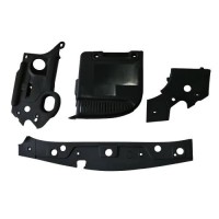 Renault Megane 2 Uyumlu Üst Panel Kaplamaları 4'lü Set - Klipsli - HB&SEDAN - 2002 2010