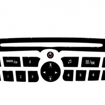 Renault Megane 3 Uyumlu Piano Black Yapışkanlı Teyp Tuş Takımı (HB&SEDAN)   Renault Megane 3 Uyumlu Piano Black Yapışkanlı Teyp Tuş Takımı (HB&SEDAN)