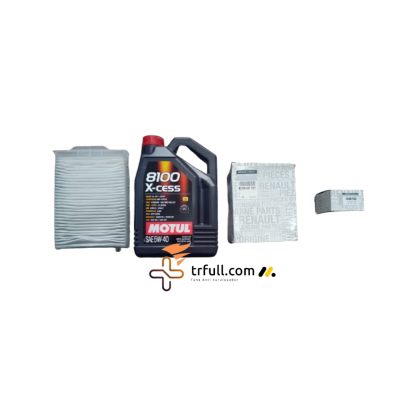 Renault Megane 2 1.6 16 Valf Uyumlu Motul Yağ ve Filtre Seti 2002 - 2010 - HB&SEDAN