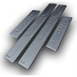 Renault Megane 4 Uyumlu Krom Eşik Formlu - 2016 - 2024 HB & SEDAN