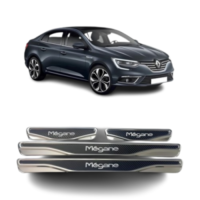 Renault Megane 4 Deluxe Krom Eşik 2016-2024 - HB & SEDAN Renault Megane 4 Deluxe Krom Eşik 2016-2024 - HB & SEDAN