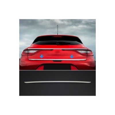 Renault Megane 4 HB Krom Bagaj Alt Çıtası - 2016 - 2021 Renault Megane 4 HB Krom Bagaj Alt Çıtası - 2016 - 2021