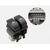 Renault Megane 2 Uyumlu OEM Ön Sol Cam Açma Butonu Çiftli GRİ - (HB&SEDAN) 2002 2010