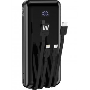 Blıc Bpb3 10.000 mAh LCD Ekranlı Powerbank | 3in1 Dahili Kablolu, 2.1A, Usb-A & Usb-C Girişli