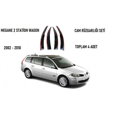 Renault Megane 2 SW Uyumlu 4 Kapı Cam Rüzgarlığı - 3M KENDİNDEN BANTLI 2002 2010 Renault Megane 2 SW Uyumlu 4 Kapı Cam Rüzgarlığı - 3M KENDİNDEN BANTLI 2002 2010