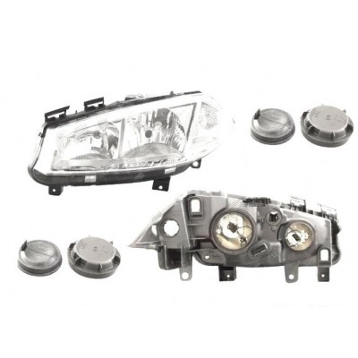 Renault Megane 2 FAZ 1 Uyumlu Sağ ve Sol Ön Far (MOTORSUZ) 2002 - 2006 - HB&SEDAN Renault Megane 2 FAZ 1 Uyumlu Sağ ve Sol Ön Far (MOTORSUZ) 2002 - 2006 - HB&SEDAN