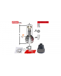 Renault Megane 2 Uyumlu Aks Kafası - HB&SEDAN - 2002 2010