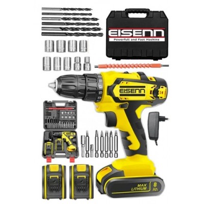 Samsung Eisenn Germany Technology  DARBELİ 78 V 8 AH Metal Şanzıman Akülü Vidalama + Matkap Set  Samsung Eisenn Germany Technology  DARBELİ 78 V 8 AH Metal Şanzıman Akülü Vidalama + Matkap Set