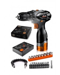 ProJcb Yeni Nesil Black Orange Işıklı Professıonel Akülü Vidalama Matkap  Çift Metal Şanzıman Güçlü Tork + Vida ve Lokma Seti ProJcb Yeni Nesil Black Orange Işıklı Professıonel Akülü Vidalama Matkap  Çift Metal Şanzıman Güçlü Tork + Vida ve Lokma Seti