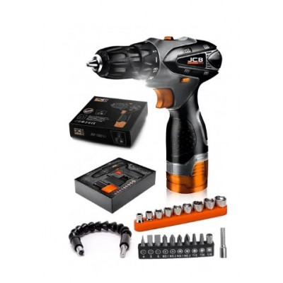 ProJcb Yeni Nesil Black Orange Işıklı Professıonel Akülü Vidalama Matkap  Çift Metal Şanzıman Güçlü Tork + Vida ve Lokma Seti ProJcb Yeni Nesil Black Orange Işıklı Professıonel Akülü Vidalama Matkap  Çift Metal Şanzıman Güçlü Tork + Vida ve Lokma Seti
