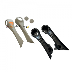 Renault Megane 2 Uyumlu OEM İç Kapı Tutamaç Seti BEJ - SAĞ VE SOL TAM SET (HB&SEDAN) 2002-2010 