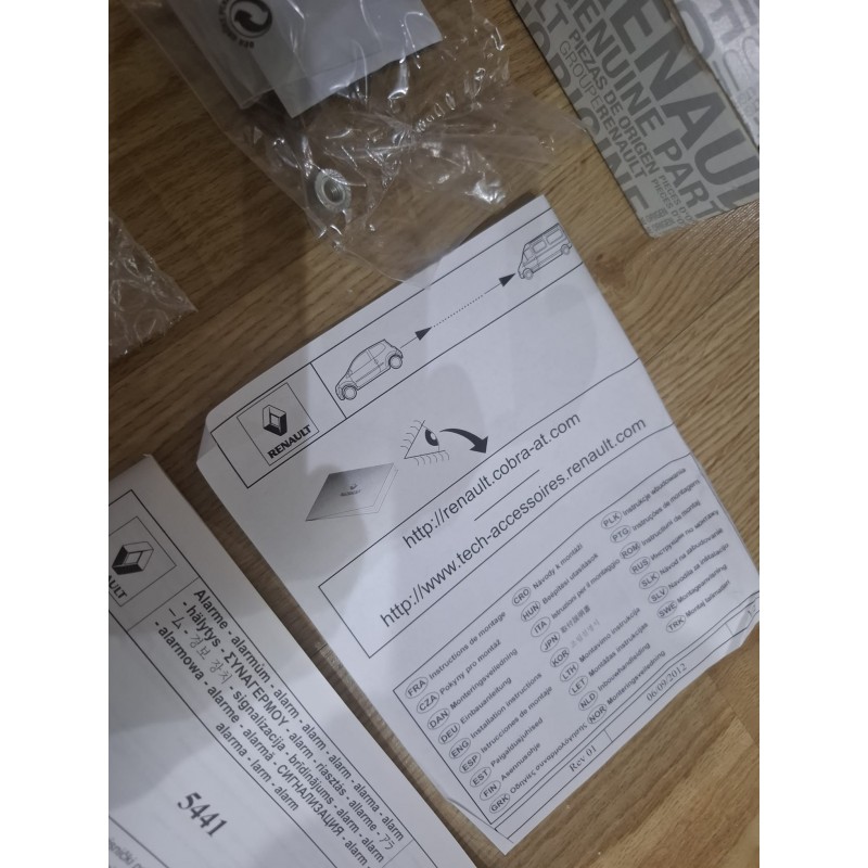 Renault Captur 2 Uyumlu Alarm Seti