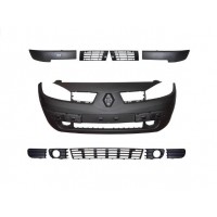 Renault Megane 2  FAZ 1 Uyumlu ÖN TAMPON KOMPLE ( TAMPON BANDLARI, SİS FAR ÇERÇEVELERİ VE IZGARALARI SÖKÜLEBİLEN) HB&SEDAN - 2002 - 2006