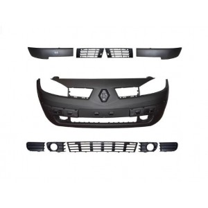 Renault Megane 2  FAZ 1 Uyumlu ÖN TAMPON KOMPLE ( TAMPON BANDLARI, SİS FAR ÇERÇEVELERİ VE IZGARALARI SÖKÜLEBİLEN) HB&SEDAN - 2002 - 2006