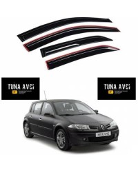 Renault Megane 2 HB Uyumlu 4 Kapı Cam Rüzgarlığı - 3M KENDİNDEN BANTLI 2002 2010 Renault Megane 2 HB Uyumlu 4 Kapı Cam Rüzgarlığı - 3M KENDİNDEN BANTLI 2002 2010