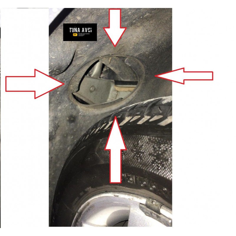 Renault Megane 2 Uyumlu Davlumbaz Kapağı - Sağ ve Sol Komple (HB&SEDAN) - 2002 - 2010