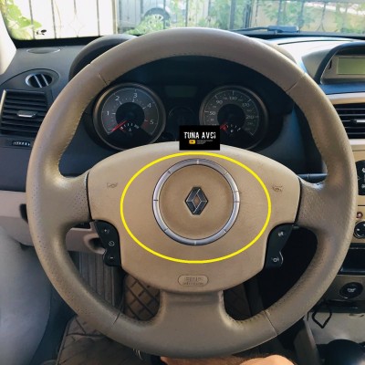 Renault Megane 2 Uyumlu FAZ 2 Direksiyon Halkası Krom Renk (HB&SEDAN) Renault Megane 2 Uyumlu FAZ 2 Direksiyon Halkası Krom Renk (HB&SEDAN)