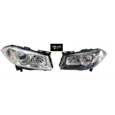 Renault Megane 2 Faz 1 Uyumlu Mercekli Zenon Far Sağ ve Sol Tam Set - HB&SEDAN Renault Megane 2 Faz 1 Uyumlu Mercekli Zenon Far Sağ ve Sol Tam Set - HB&SEDAN