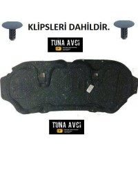 Renault Megane 2 Uyumlu Kaput Keçesi (Klipsli) 2002 - 2010 Renault Megane 2 Uyumlu Kaput Keçesi (Klipsli) 2002 - 2010