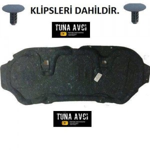 Renault Megane 2 Uyumlu Kaput Keçesi (Klipsli) 2002 - 2010 Renault Megane 2 Uyumlu Kaput Keçesi (Klipsli) 2002 - 2010