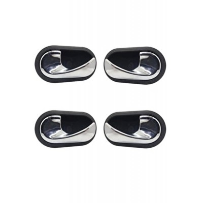Renault Megane 2 Uyumlu 4 ADET İç Kapı Kolu YENİ NESİL PARLAK KROM - 2002 - 2010 (HB&SEDAN)  Renault Megane 2 Uyumlu 4 ADET İç Kapı Kolu YENİ NESİL PARLAK KROM - 2002 - 2010 (HB&SEDAN)