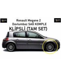 Renault Megane 2 SAĞ ÖN Davlumbaz (2 Parça) KOMPLE SET (KLİPSLİ) - (HB&SEDAN) - 2002 2010  Renault Megane 2 SAĞ ÖN Davlumbaz (2 Parça) KOMPLE SET (KLİPSLİ) - (HB&SEDAN) - 2002 2010