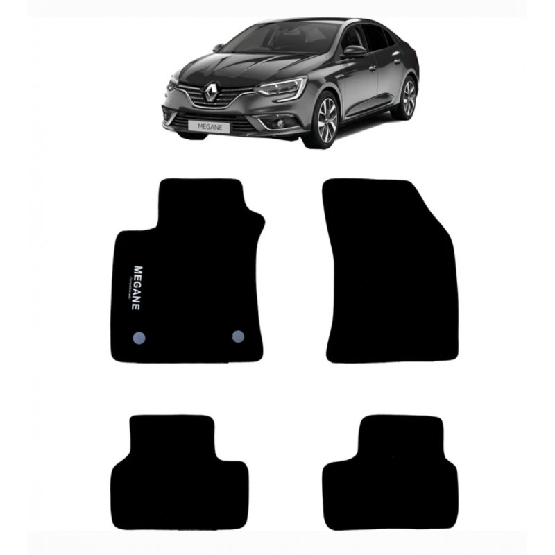 Renault Megane 4 Uyumlu Orjinal MAİS Halı Paspas Seti - HB ve Sedan Uyumlu