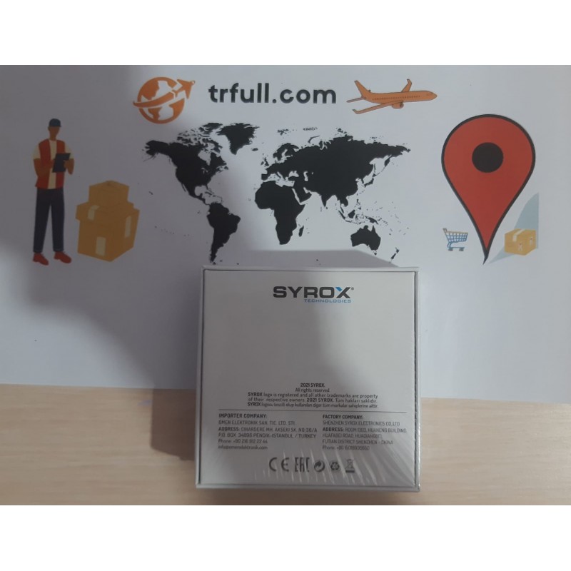 Syrox MX20 Bluetooth Kulakiçi Kulaklık - Yeni Nesil SİYAH Renk